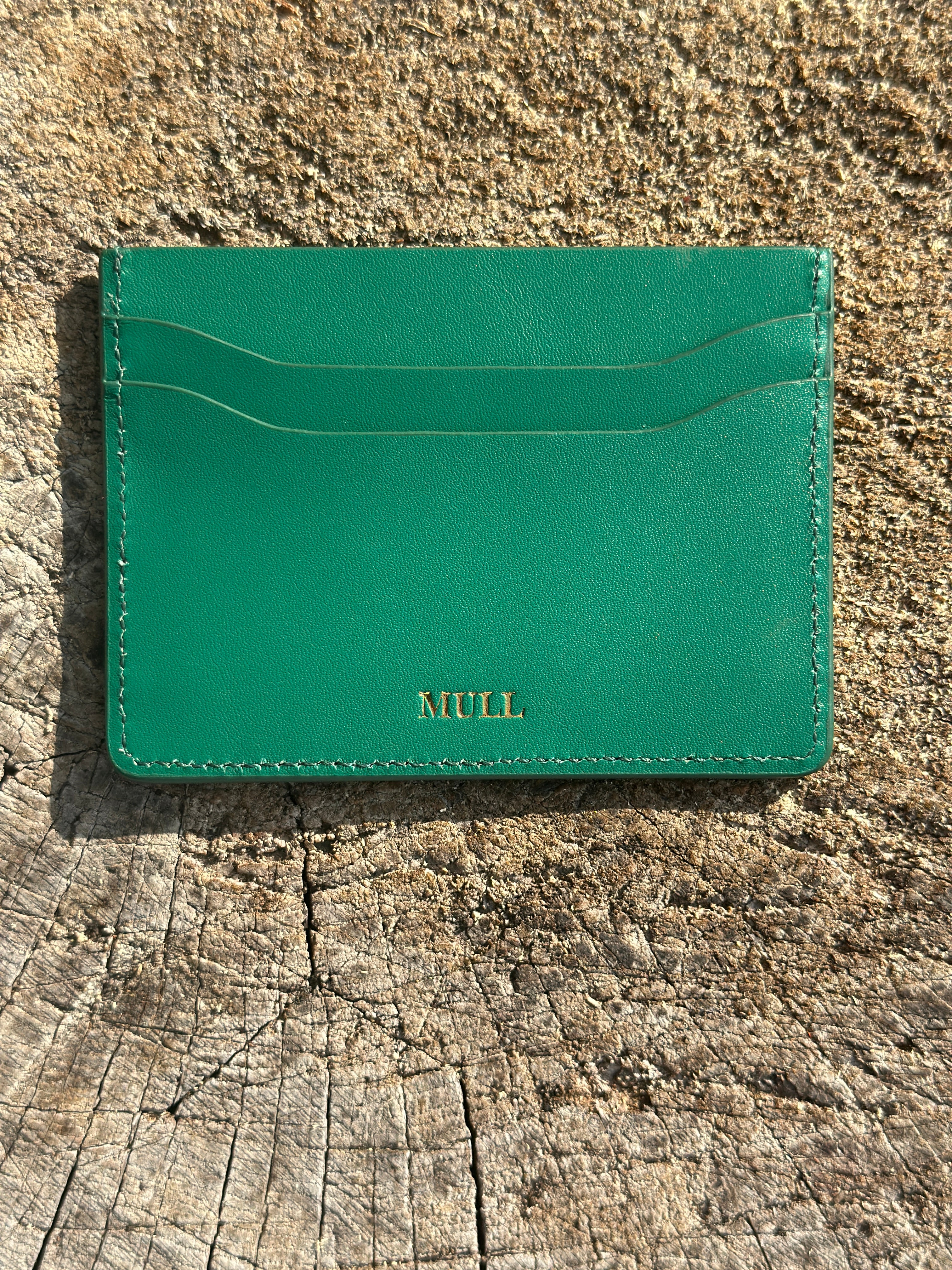 Off-cut Line - Card Holder in Highland Green