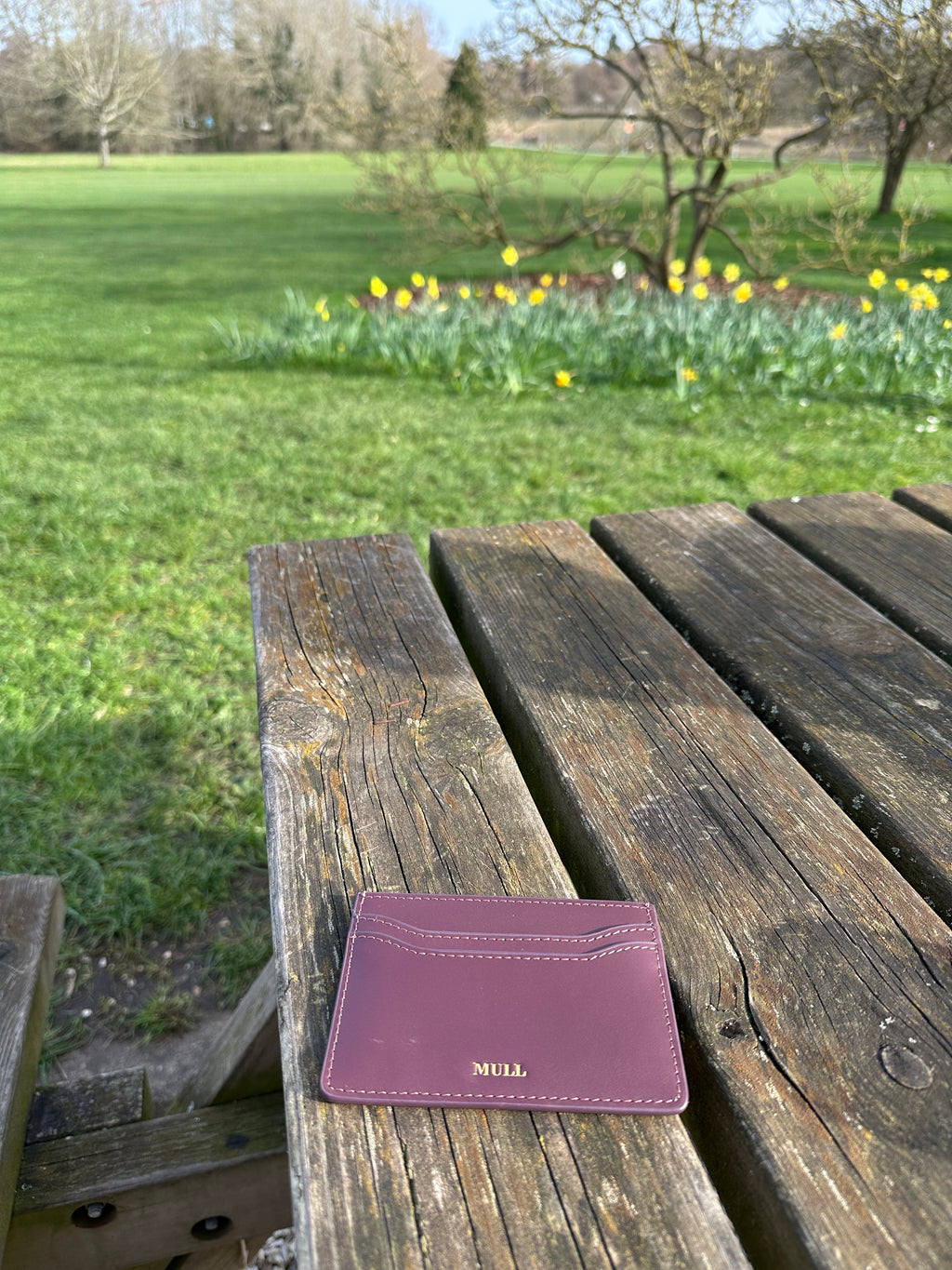 Burgundy Heirloom Card Holder