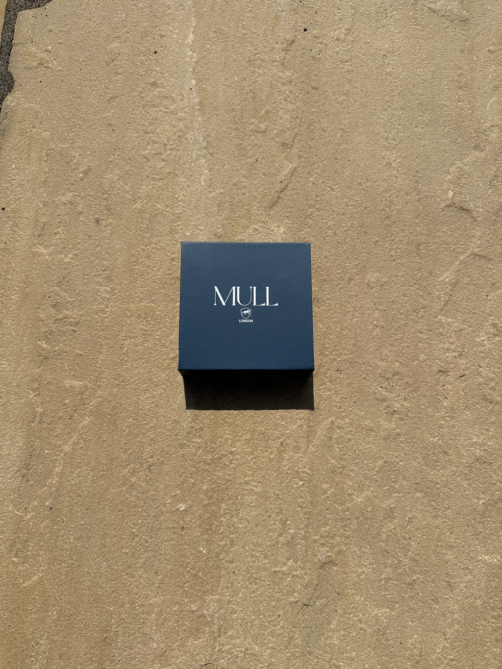 Navy Blue Leather MagSafe Card Holder